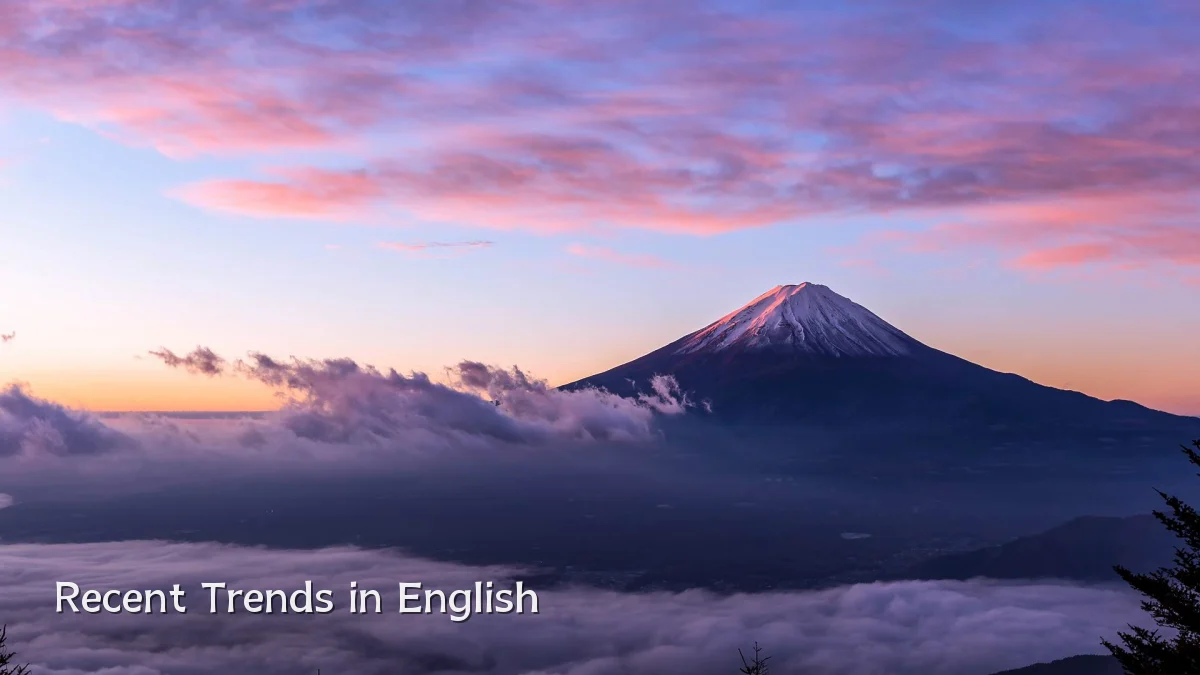 Recent Trends in English