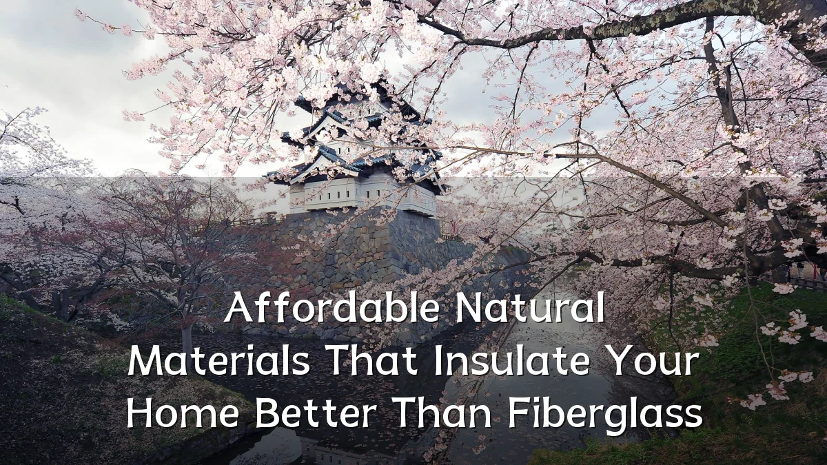 Affordable Natural Materials That Insulate Your Home Better Than Fiberglass