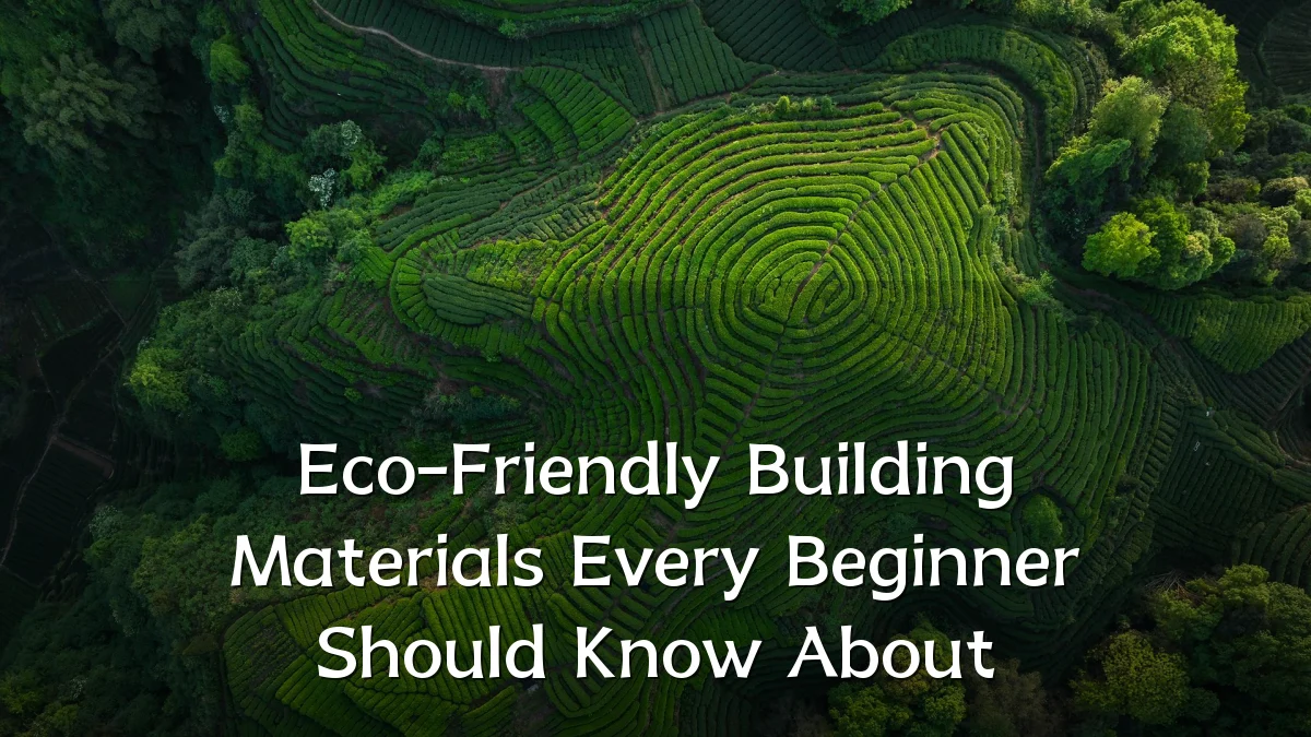 Eco-Friendly Building Materials Every Beginner Should Know About