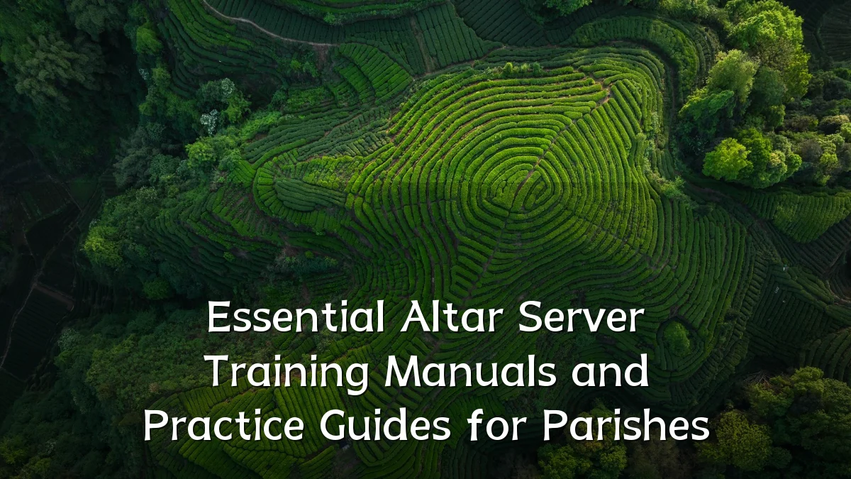 Essential Altar Server Training Manuals and Practice Guides for Parishes
