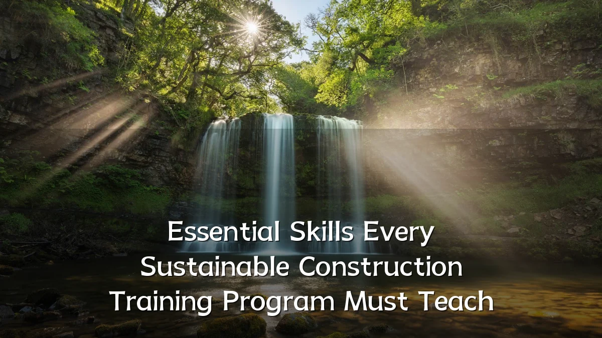 Essential Skills Every Sustainable Construction Training Program Must Teach