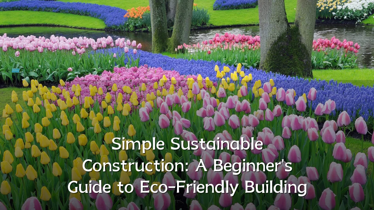 Simple Sustainable Construction: A Beginner's Guide to Eco-Friendly Building