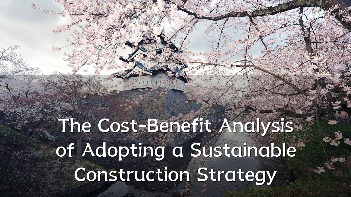 The Cost-Benefit Analysis of Adopting a Sustainable Construction Strategy
