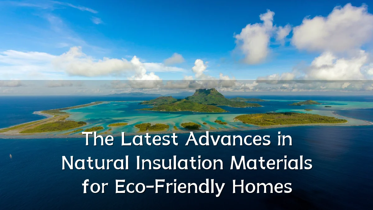 The Latest Advances in Natural Insulation Materials for Eco-Friendly Homes