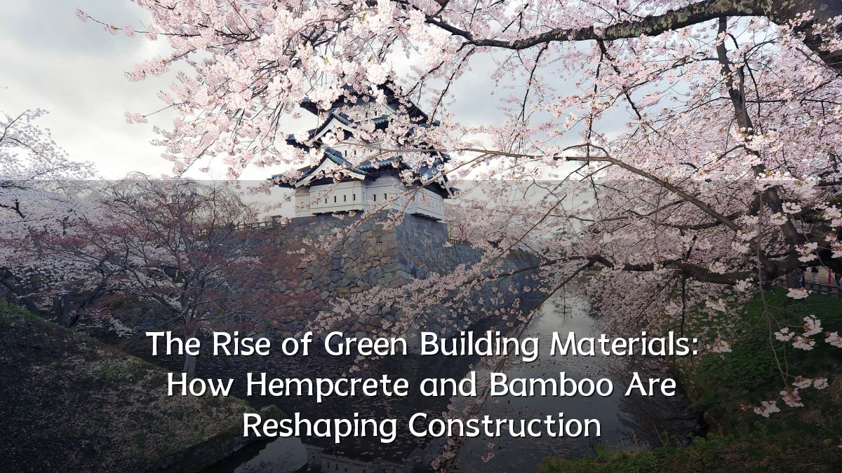 The Rise of Green Building Materials: How Hempcrete and Bamboo Are Reshaping Construction