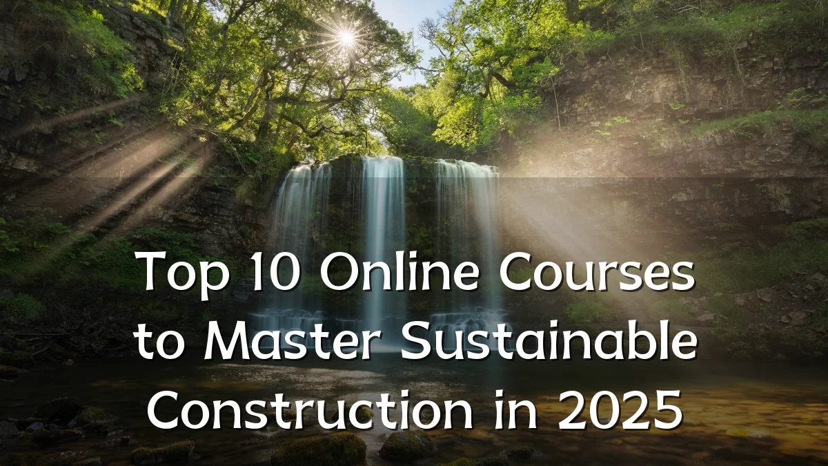 Top 10 Online Courses to Master Sustainable Construction in 2025