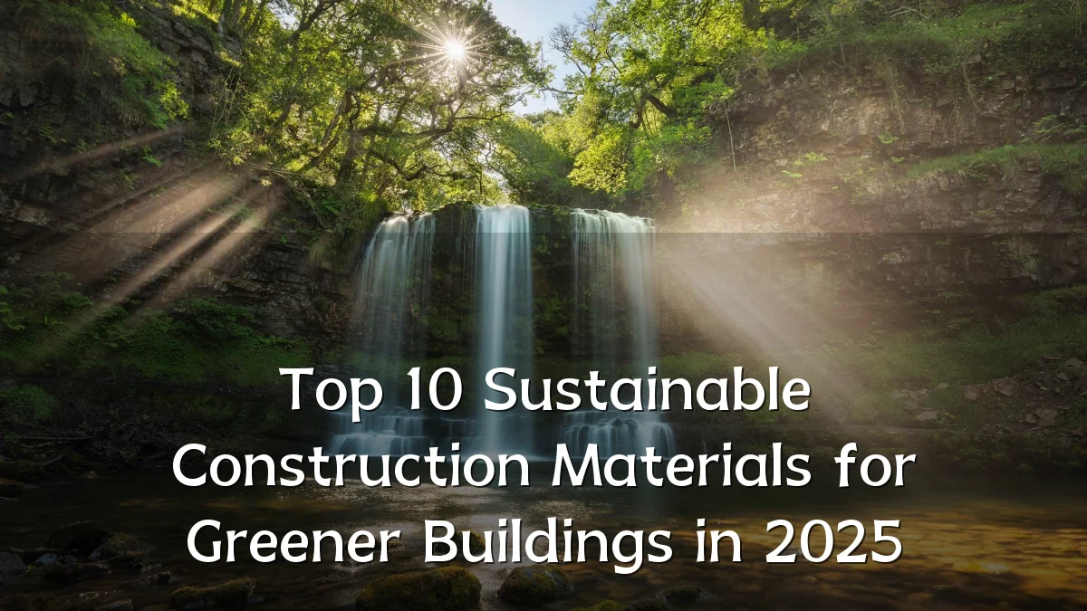 Top 10 Sustainable Construction Materials for Greener Buildings in 2025
