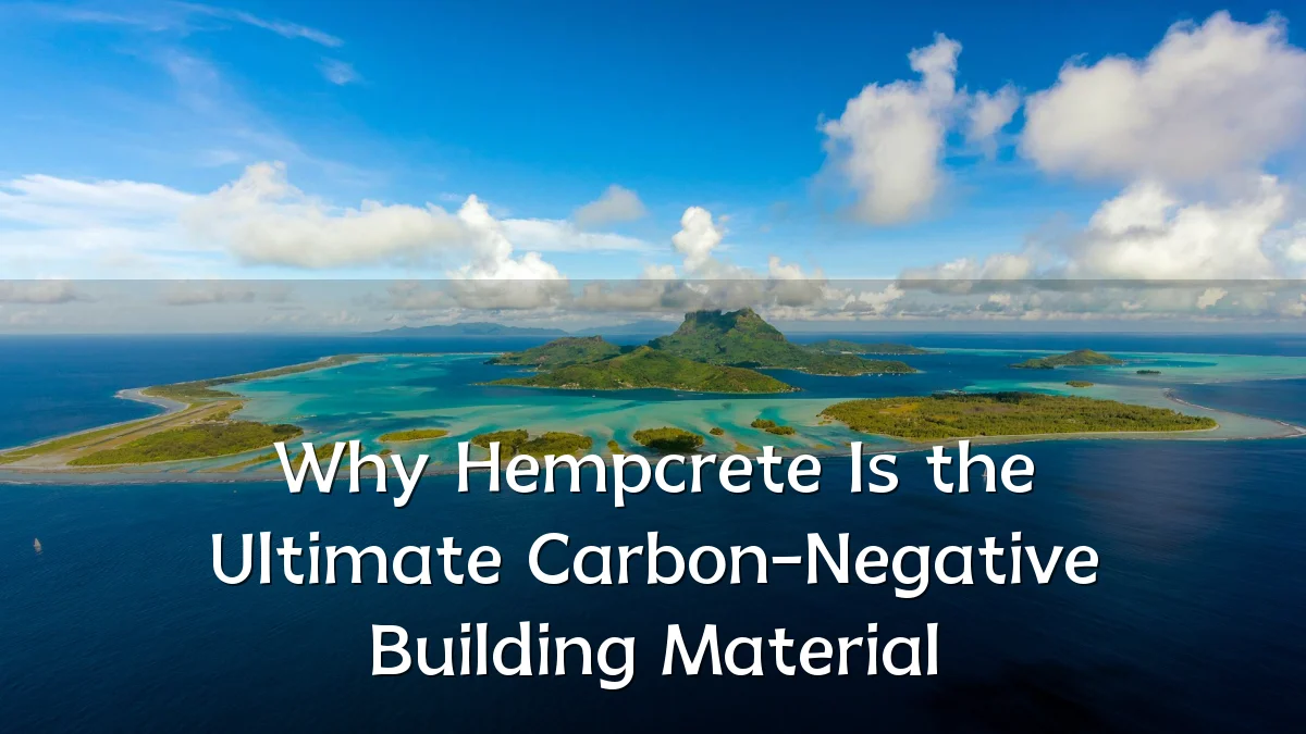 Why Hempcrete Is the Ultimate Carbon-Negative Building Material