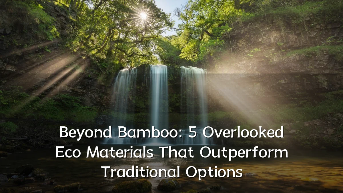 Beyond Bamboo: 5 Overlooked Eco Materials That Outperform Traditional Options