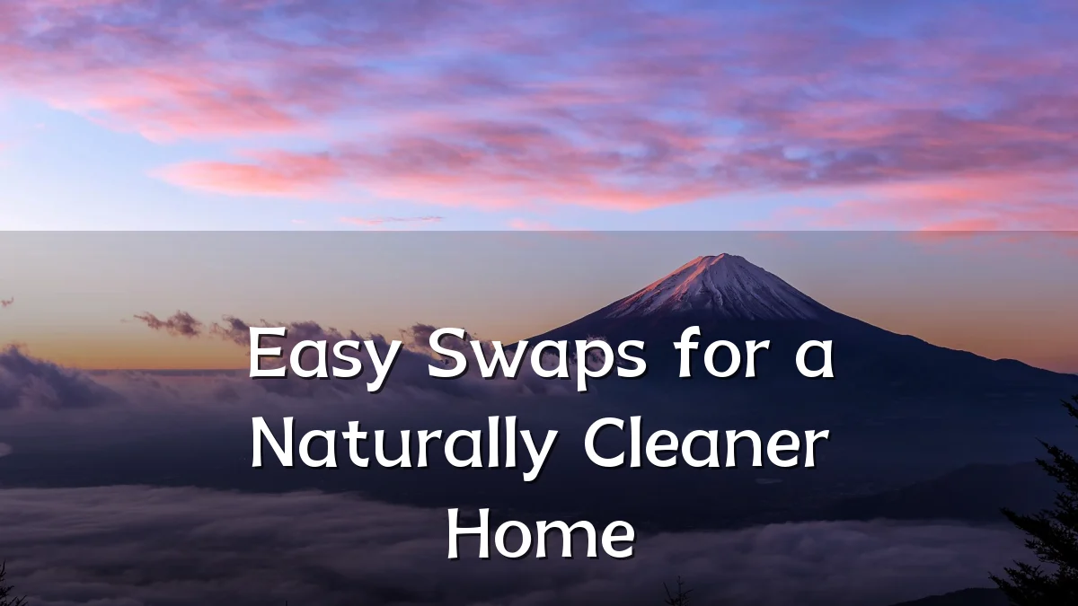 Easy Swaps for a Naturally Cleaner Home