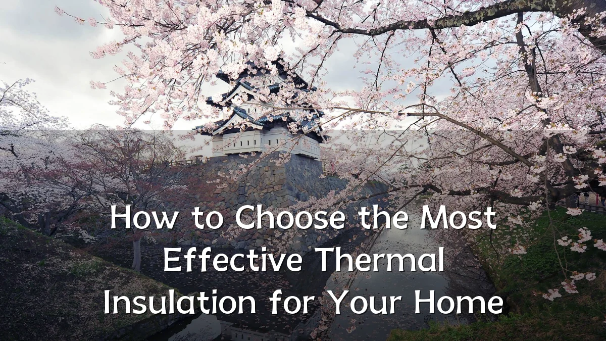 How to Choose the Most Effective Thermal Insulation for Your Home