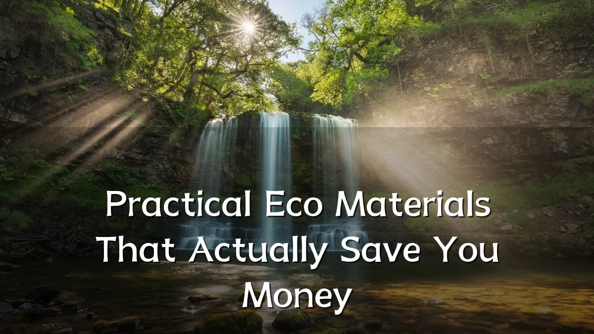 Practical Eco Materials That Actually Save You Money