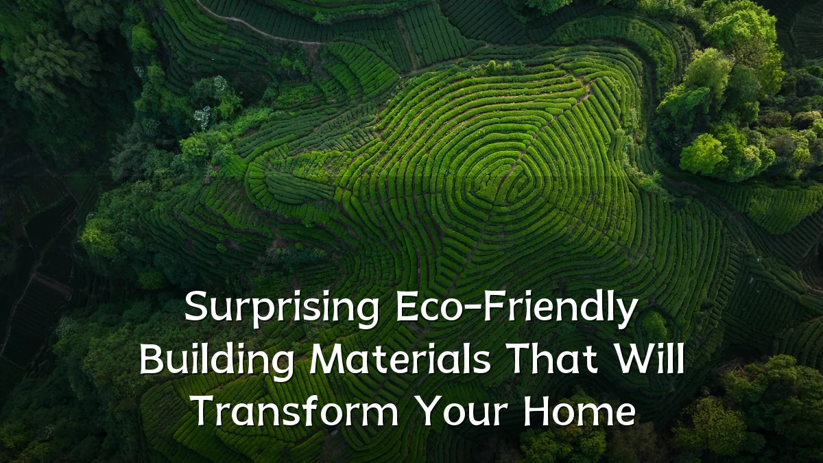 Surprising Eco-Friendly Building Materials That Will Transform Your Home