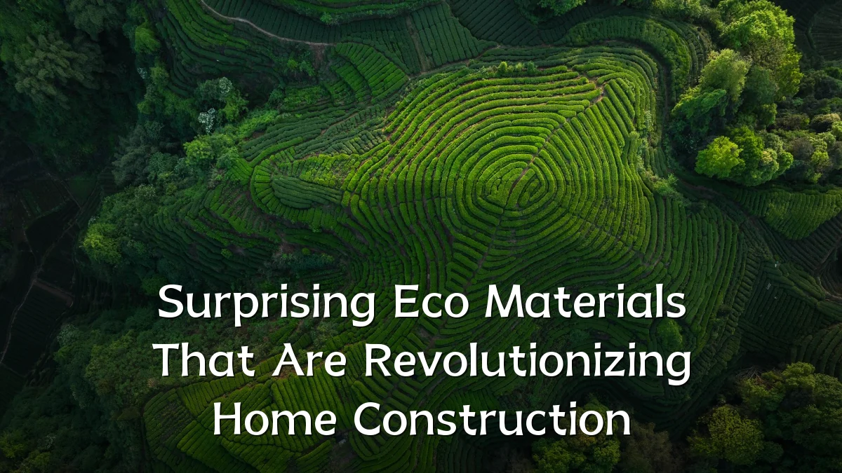 Surprising Eco Materials That Are Revolutionizing Home Construction