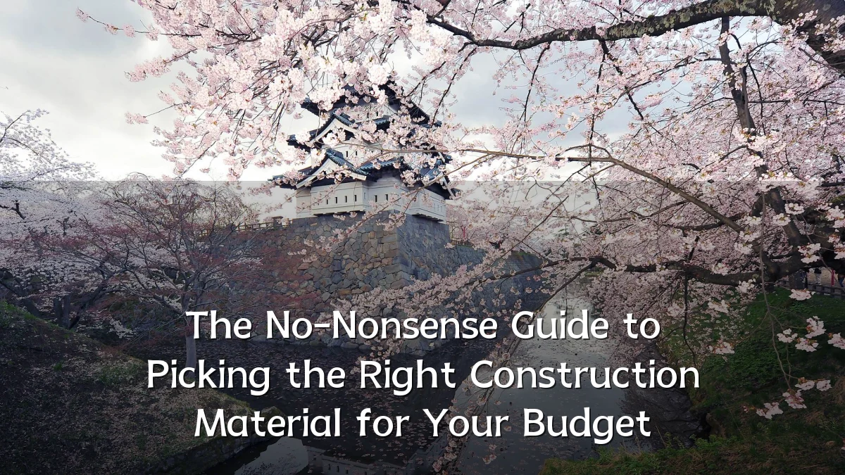 The No-Nonsense Guide to Picking the Right Construction Material for Your Budget