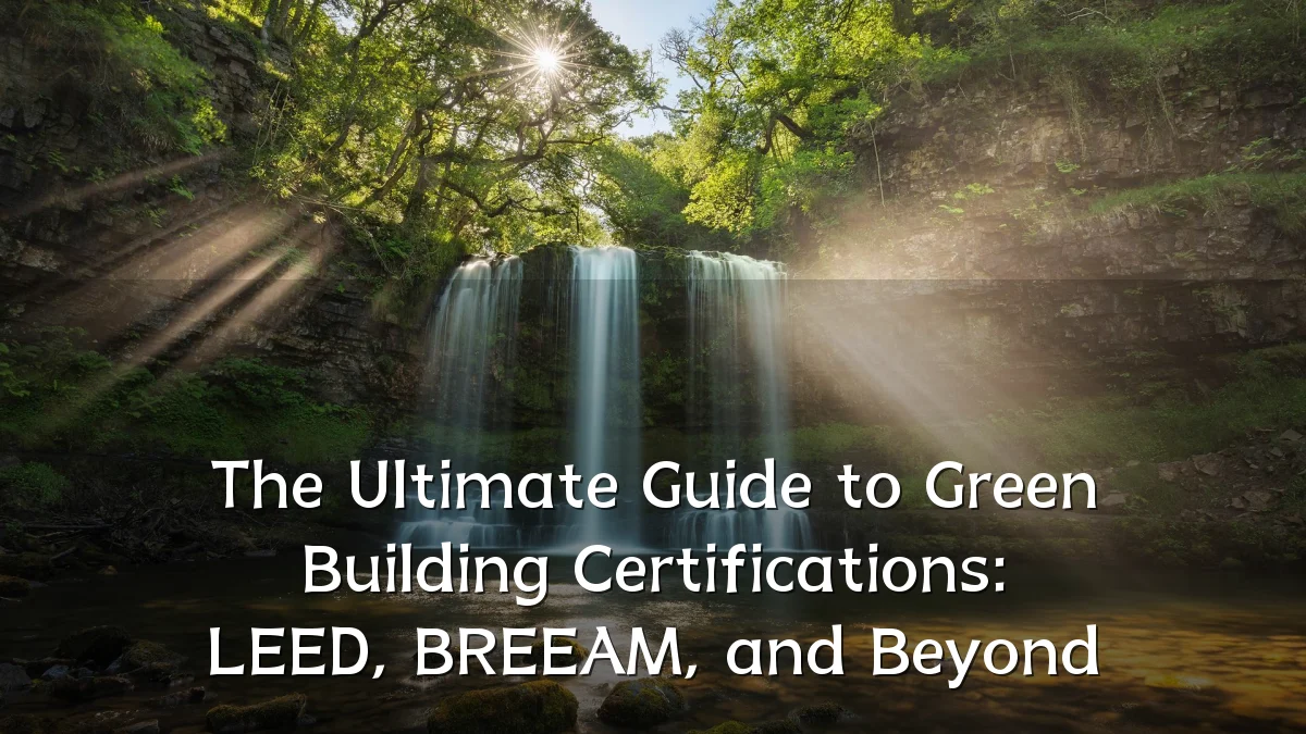 The Ultimate Guide to Green Building Certifications: LEED, BREEAM, and Beyond
