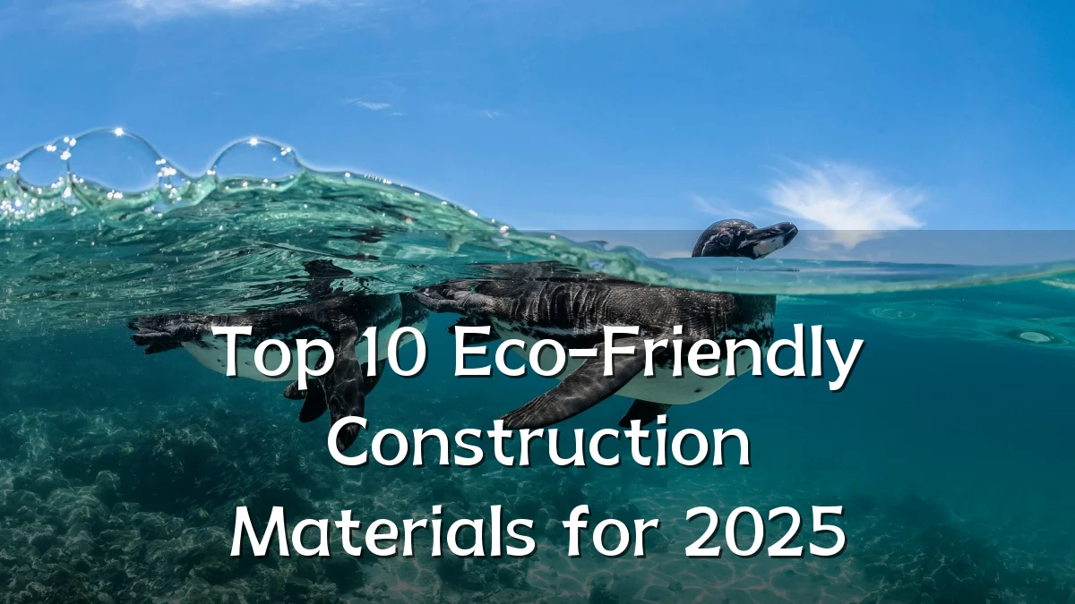 Top 10 Eco-Friendly Construction Materials for 2025