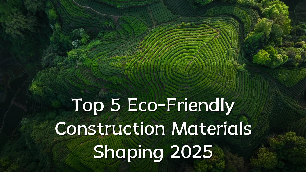 Top 5 Eco-Friendly Construction Materials Shaping 2025
